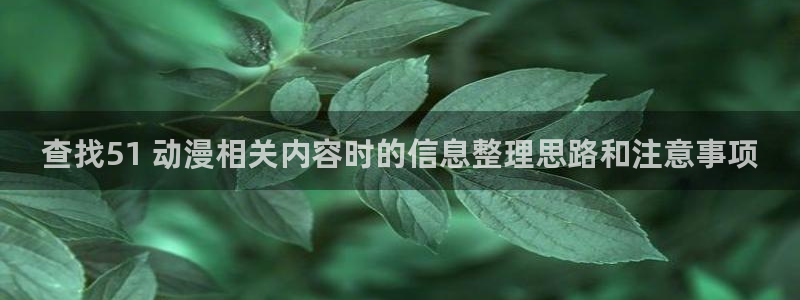 奇幻自卫队动漫第二季：查找51 动漫相关内容时的信息整理思路和注意事项